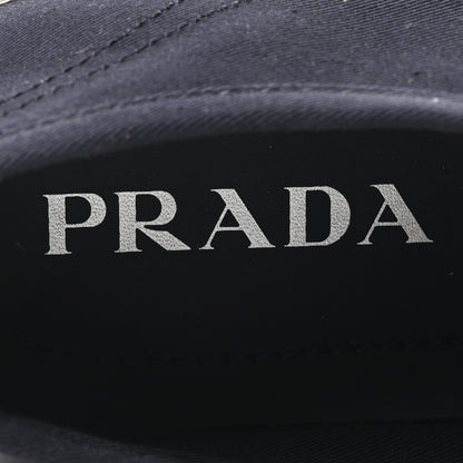 Prada Drill Nylon Triangle Logo Sneakers 41 Navy 8 of 9