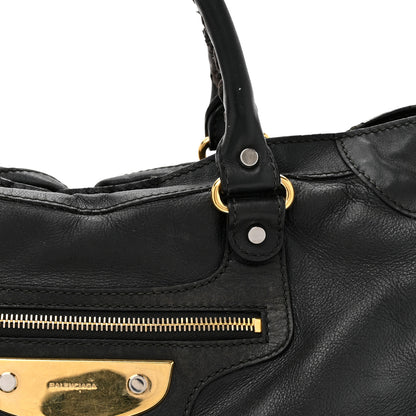 Balenciaga Veau Amp Plate Gold Hardware City Black 8 of 16