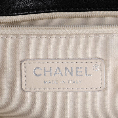 Chanel Washed Lambskin Quilted Maxi Chain Around Flap Black 6 of 7