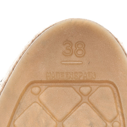 Chanel Lambskin CC Espadrilles 38 Black 6 of 7
