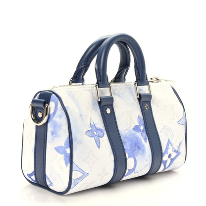 Louis Vuitton Monogram Watercolor Keepall XS Blue 3 of 8