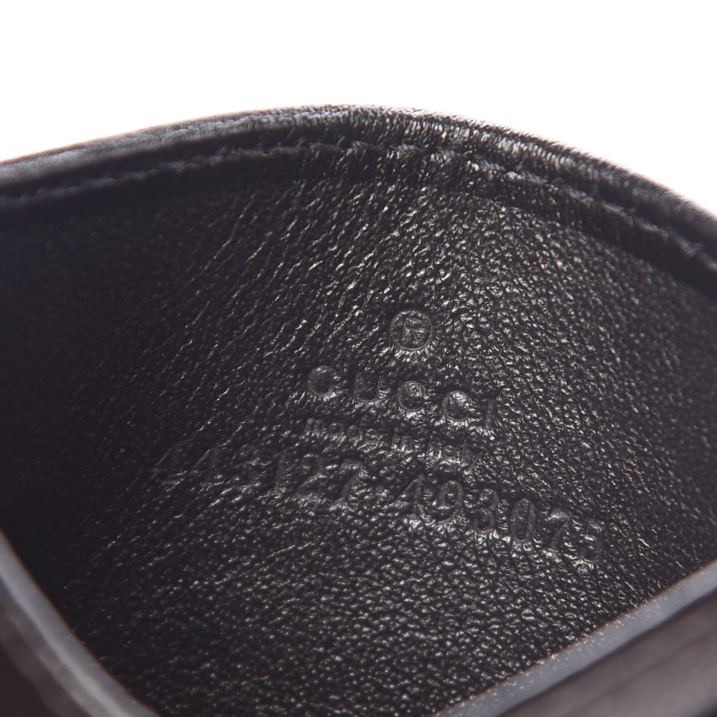 Calfskin Matelasse GG Marmont Card Holder Black