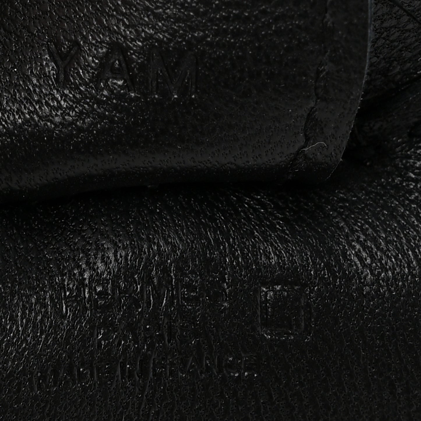 Milo Lambskin Matte Alligator Touch Grigri Rodeo Horse Bag Charm PM So Black