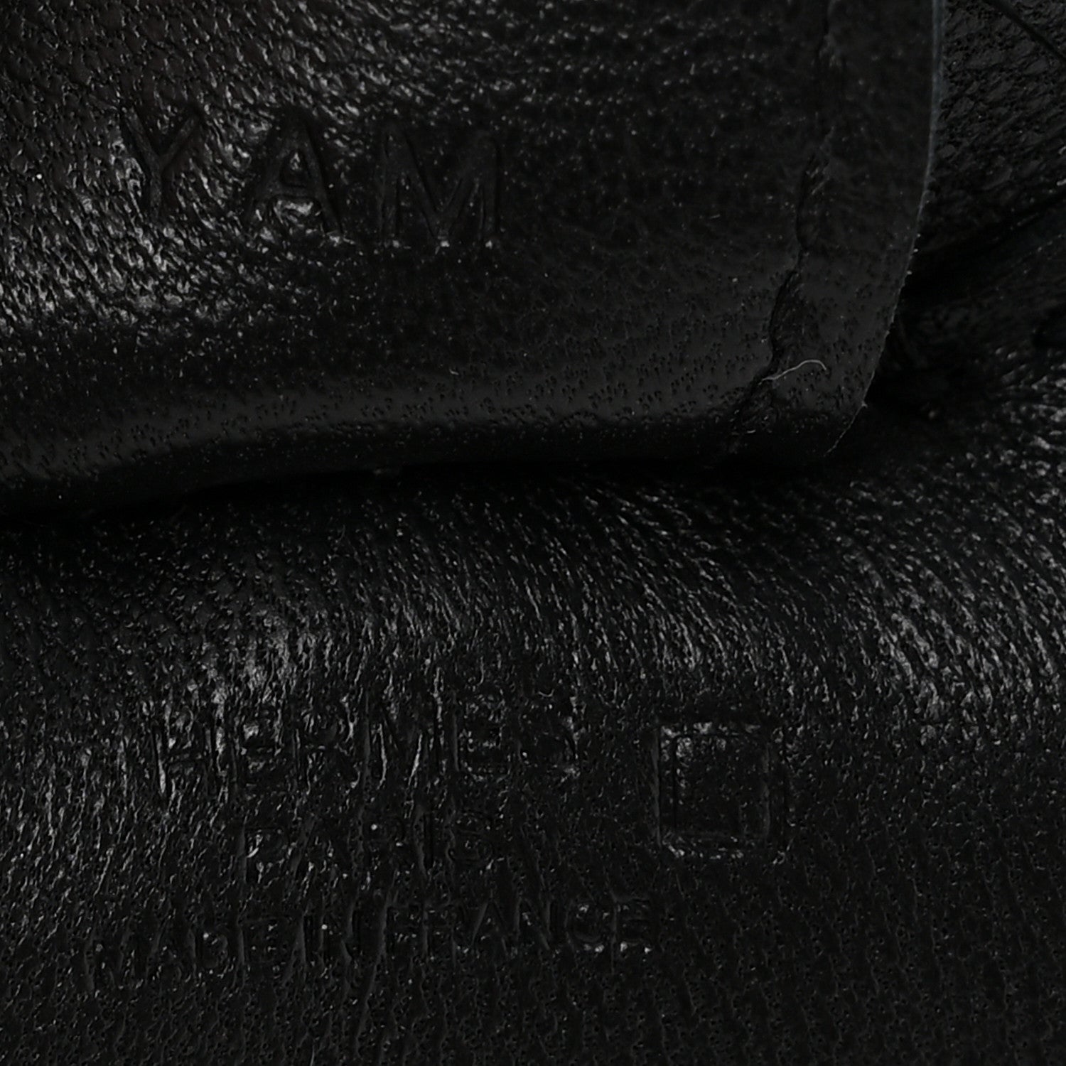 Hermes Milo Lambskin Matte Alligator Touch Grigri Rodeo Horse Bag Charm PM So Black 3 of 4