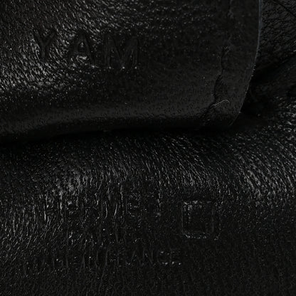 Hermes Milo Lambskin Matte Alligator Touch Grigri Rodeo Horse Bag Charm PM So Black 3 of 4
