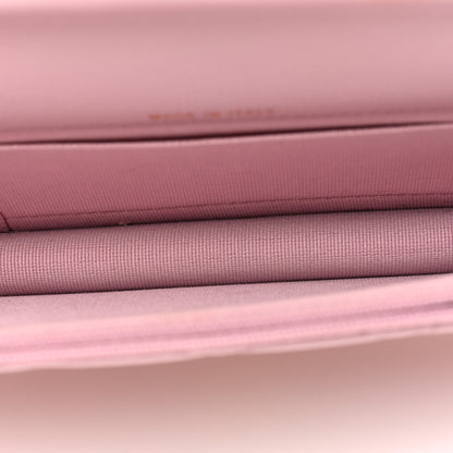 Chanel Caviar Quilted Flap Clutch with Chain Pink 5 of 10