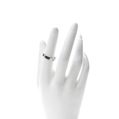 Cartier 18K White Gold 3.5mm LOVE Wedding Band Ring 54 6.75 2 of 4