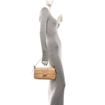 Fendi Snakeskin Baguette Beige 2 of 11