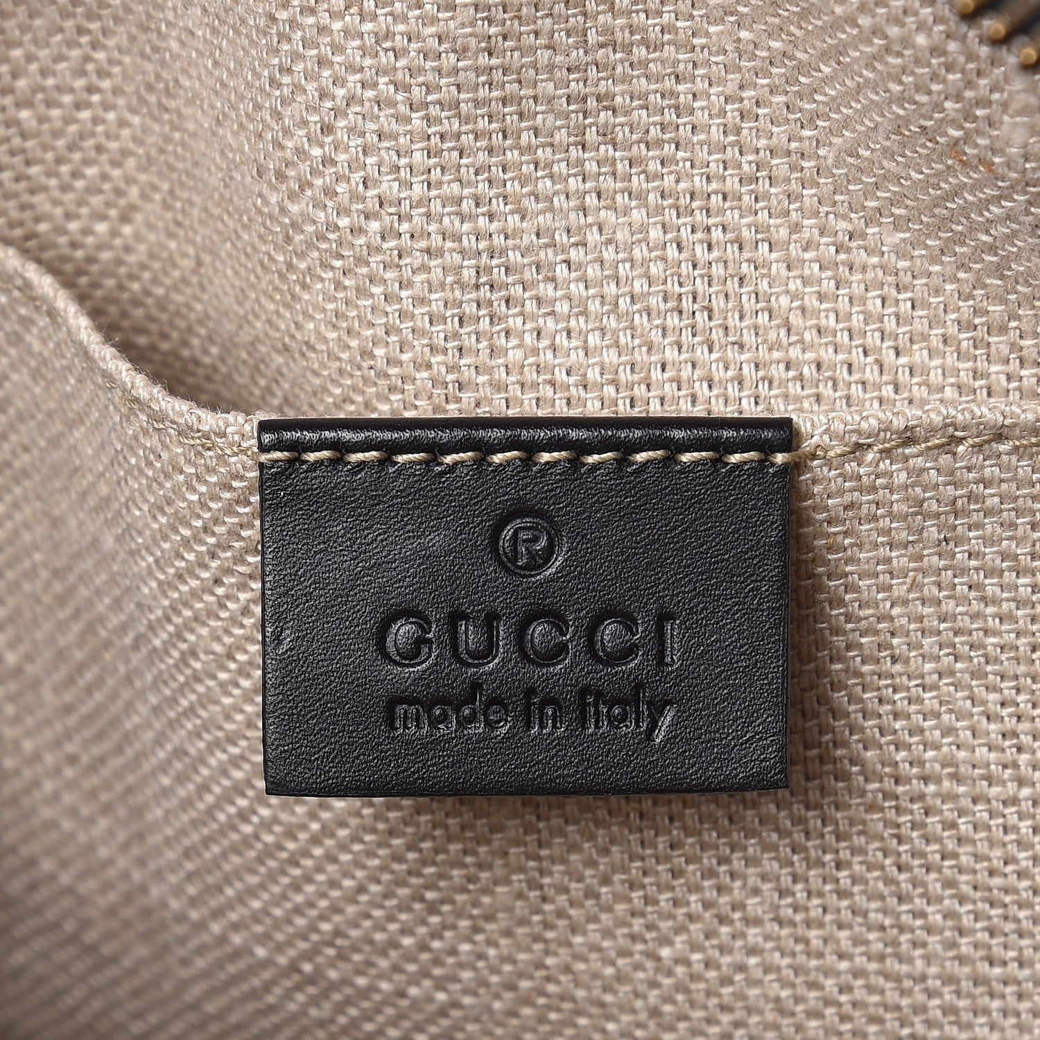 Gucci Calfskin Web Small Webby Bee Shoulder Bag Black 6 of 9