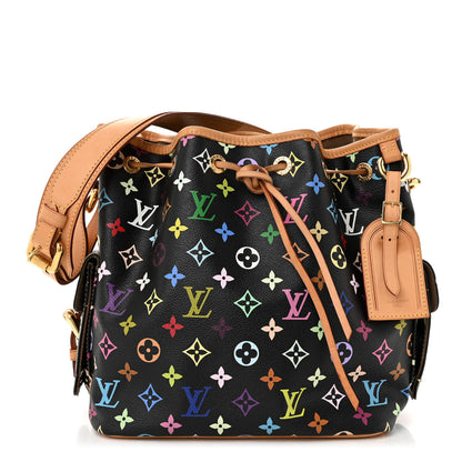 Louis Vuitton Monogram Multicolor Petit Noe Black 1 of 11