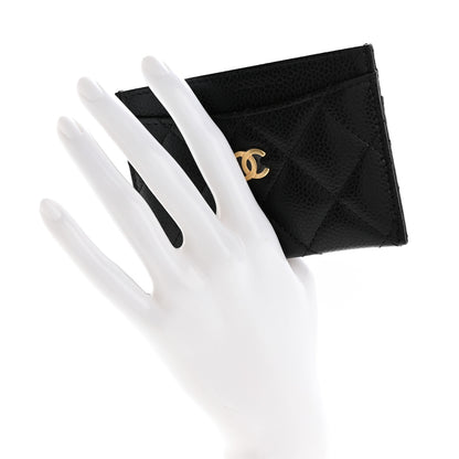 Chanel Caviar Quilted Card Holder Black 2 of 9