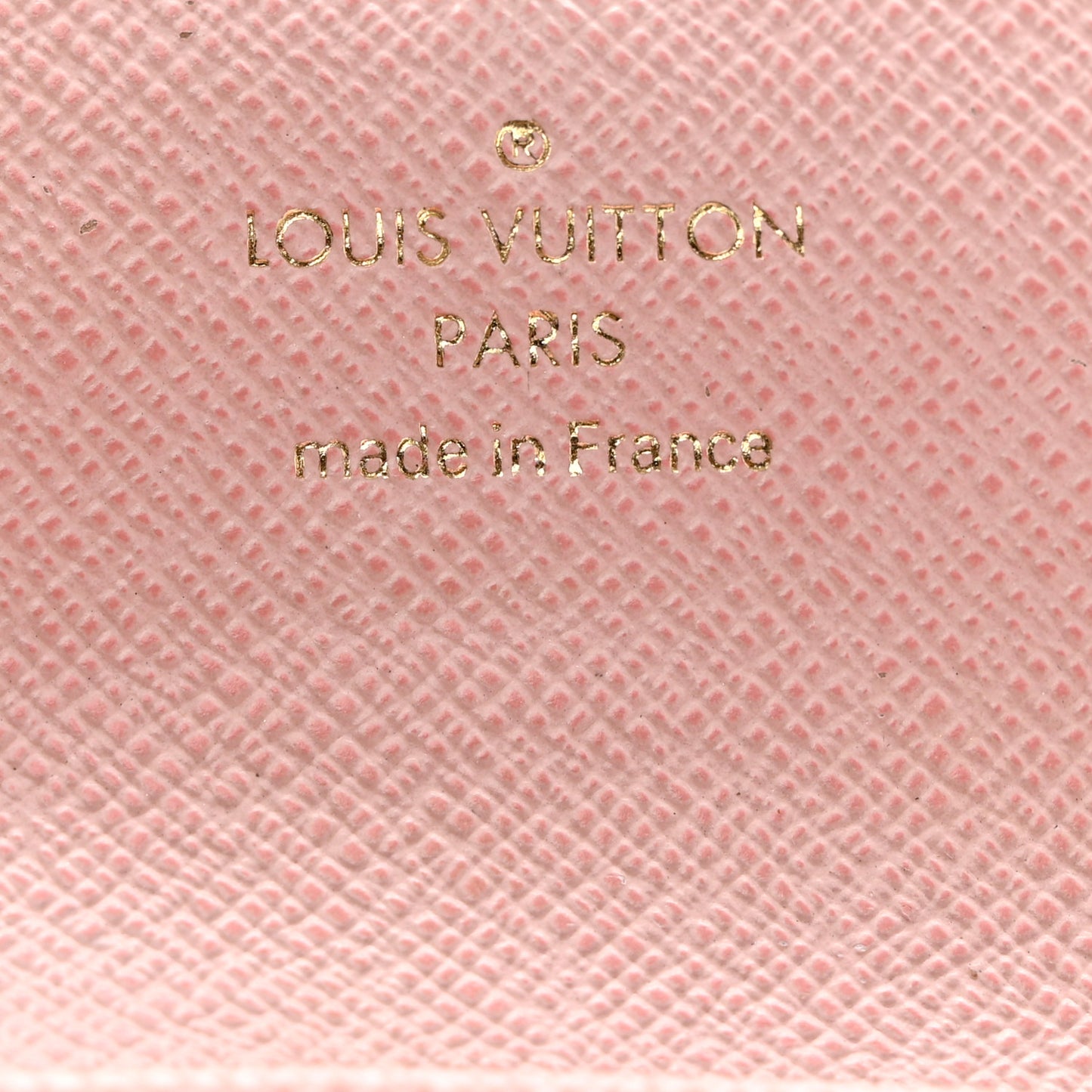 Damier Ebene Multicles 6 Key Holder Rose Ballerine