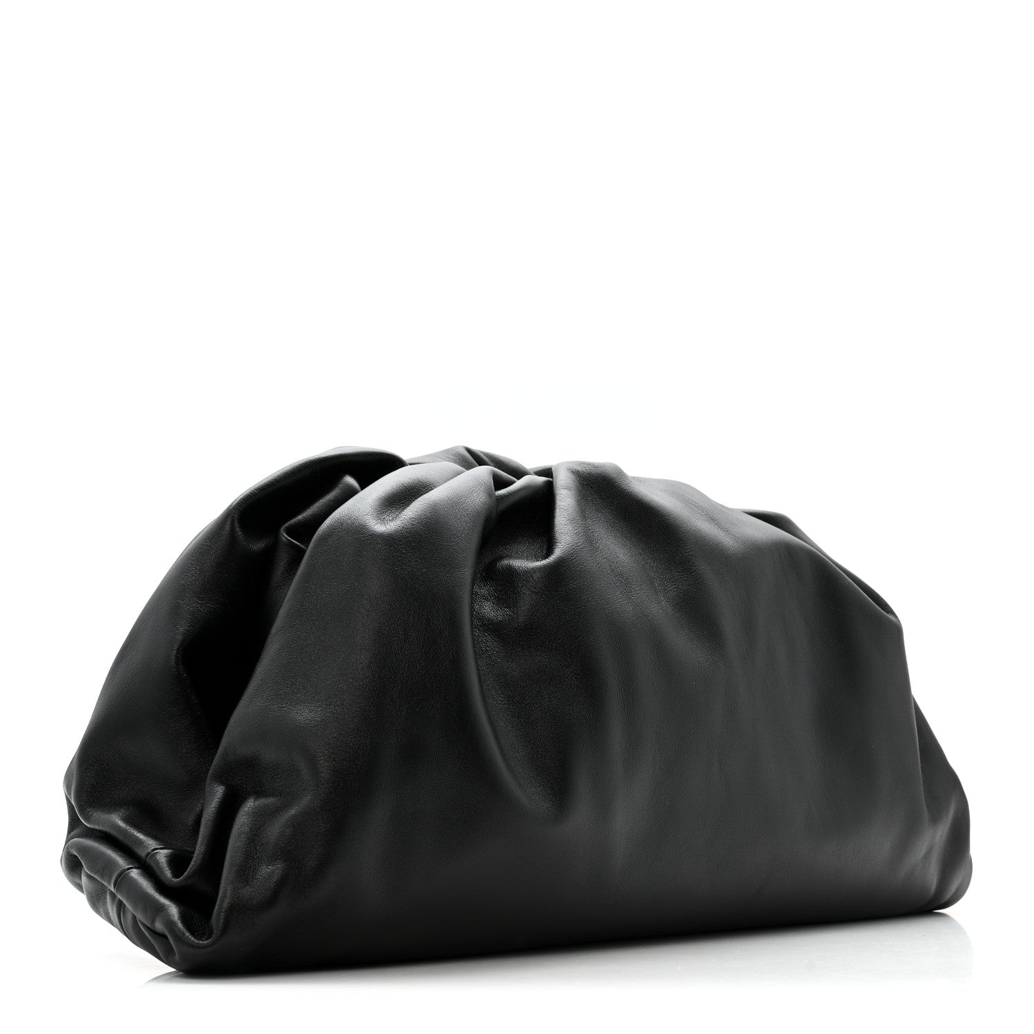 Bottega Veneta Smooth Butter Calf The Pouch Oversized Clutch Black 3 of 10
