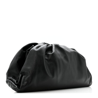 Bottega Veneta Smooth Butter Calf The Pouch Oversized Clutch Black 3 of 10