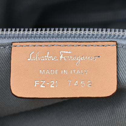Salvatore Ferragamo Calfskin Woven Satchel Fieno 6 of 10