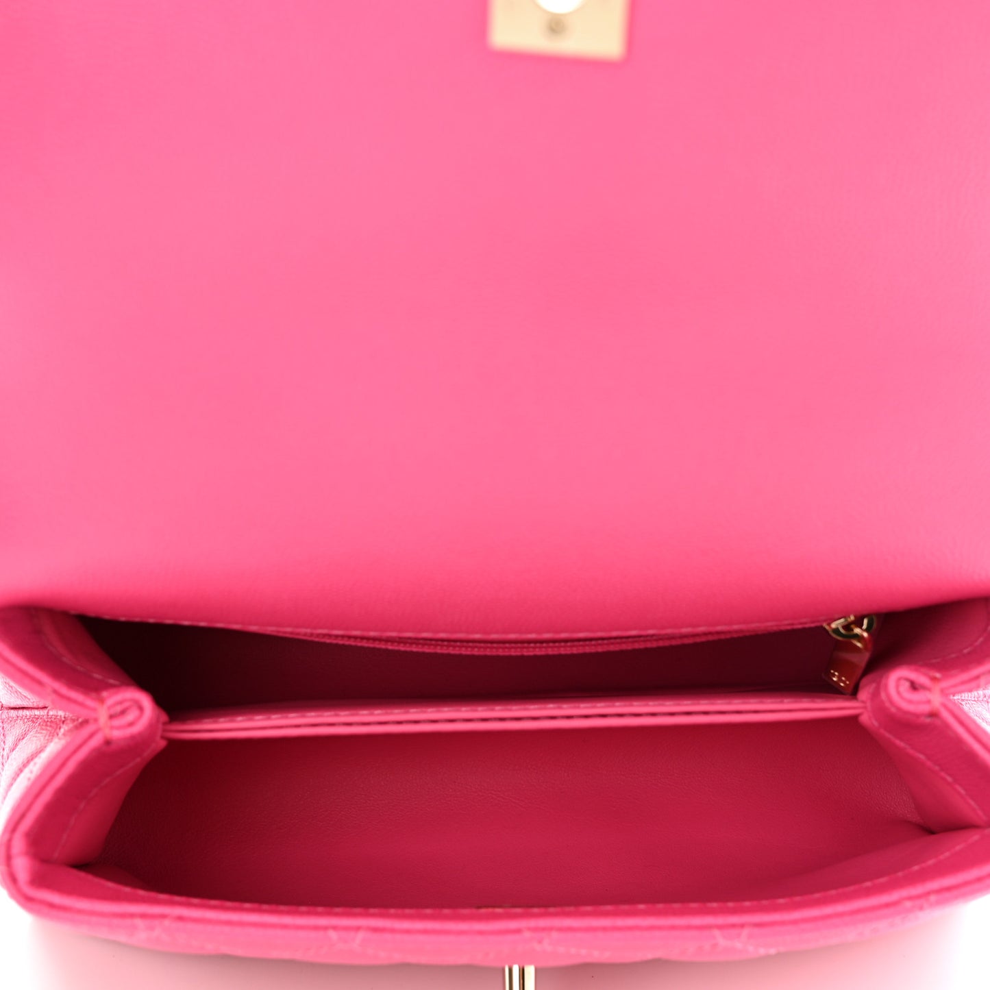 Caviar Quilted Mini Coco Handle Flap Rose