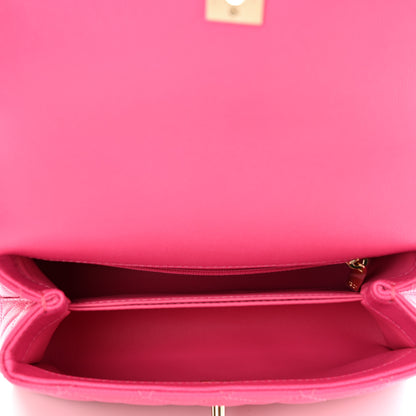 Chanel Caviar Quilted Mini Coco Handle Flap Rose 5 of 10