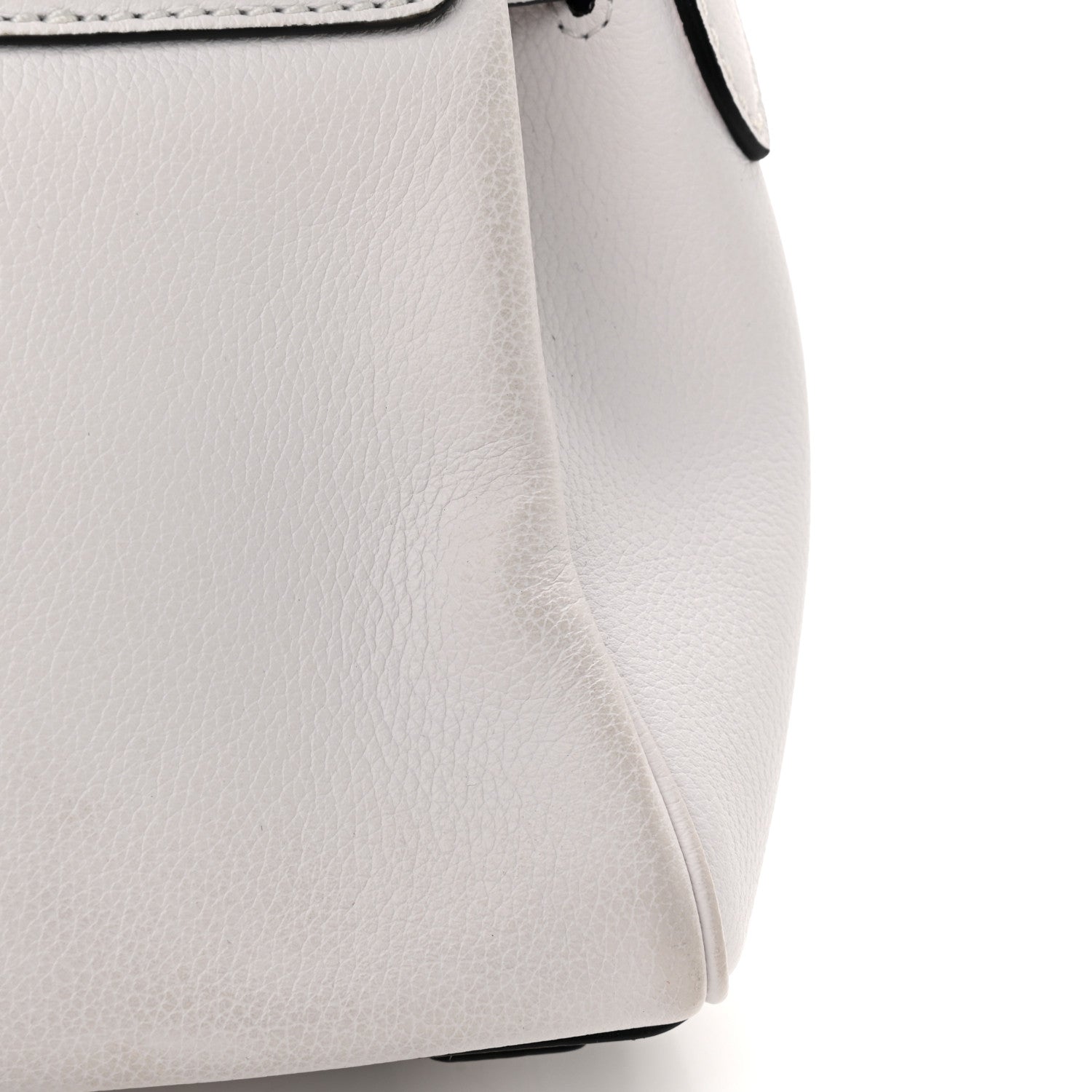 Versace Grained Calfskin Small La Medusa Top Handle Bag White 10 of 15