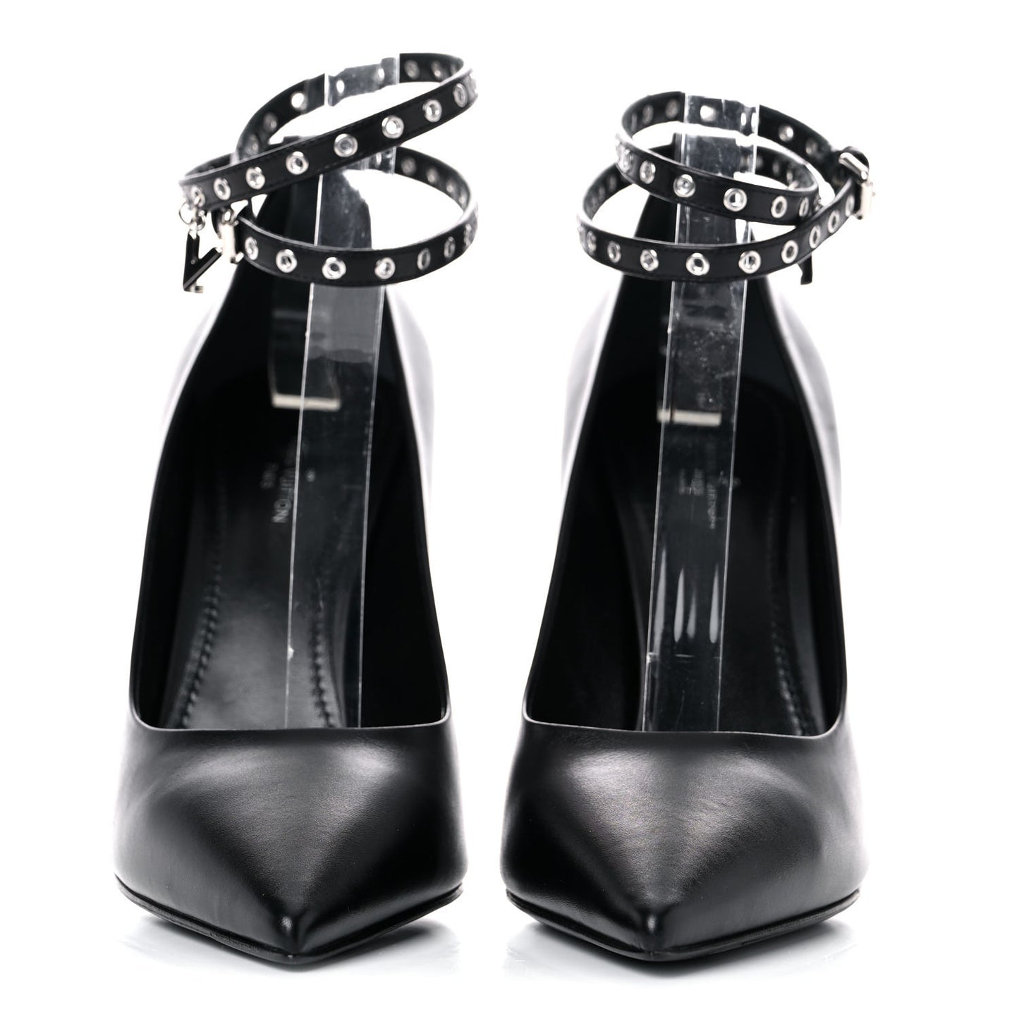 Calfskin Call Back Pumps 38.5 Black