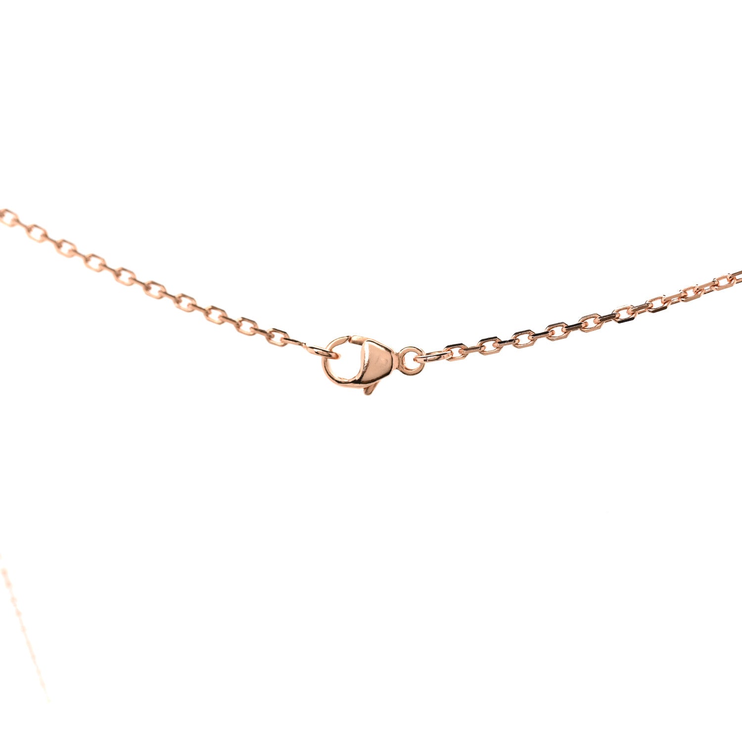 Hermes Lacquered Rose Gold Mini Pop H Pendant Necklace Black 3 of 5