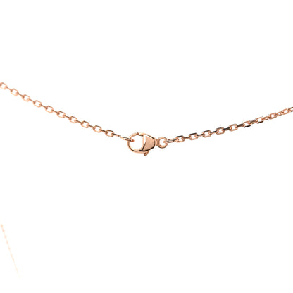 Hermes Lacquered Rose Gold Mini Pop H Pendant Necklace Black 3 of 5
