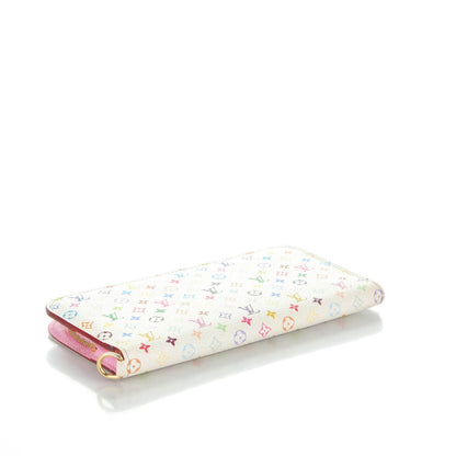 Louis Vuitton Monogram Multicolor Insolite Wallet White Litchi 4 of 7