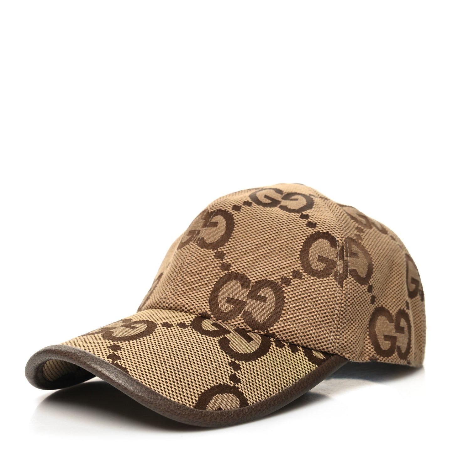 Monogram Jumbo GG Baseball Hat XL 59 Camel Ebony