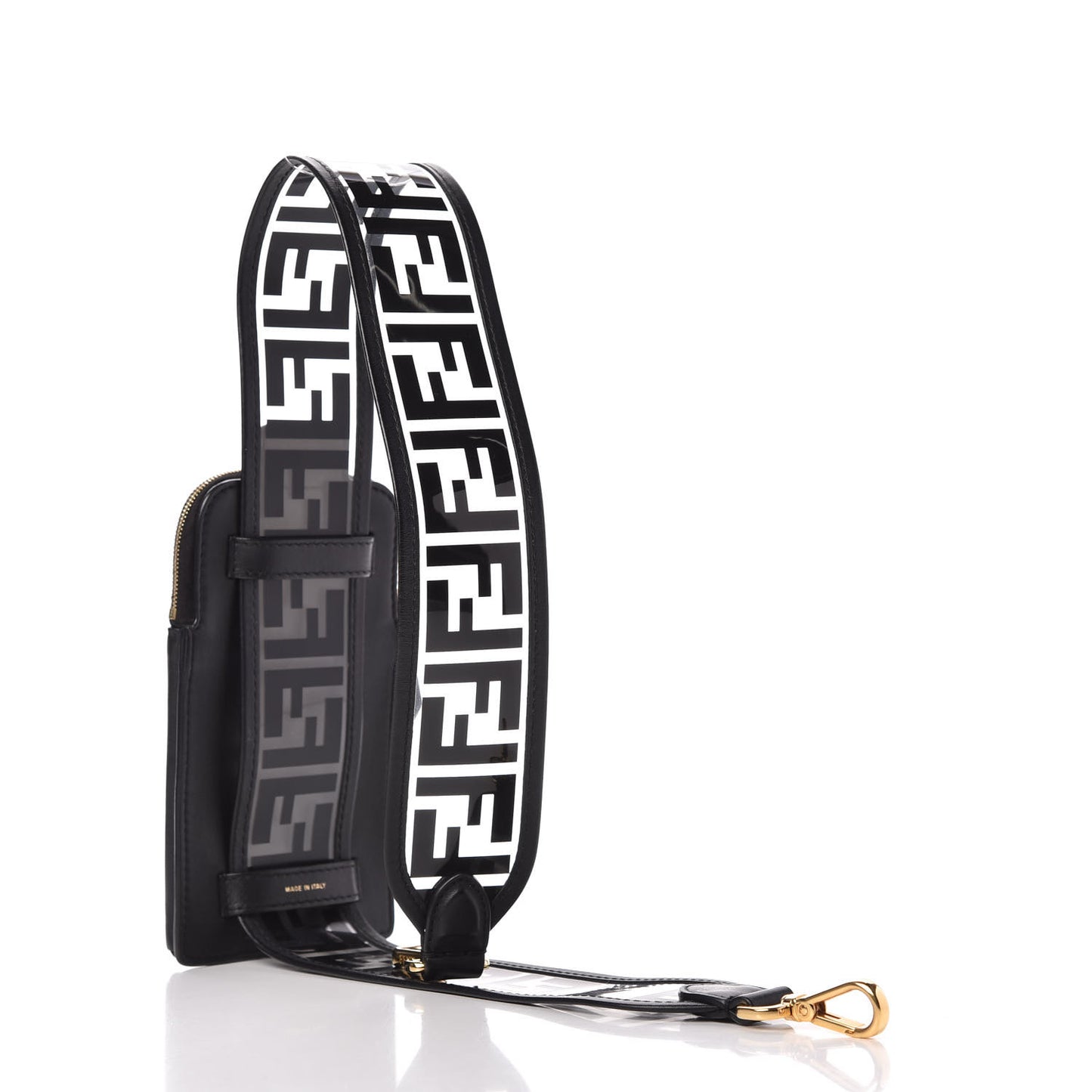 TPU FF Vitello Grace Cell Pocket Strap You Black