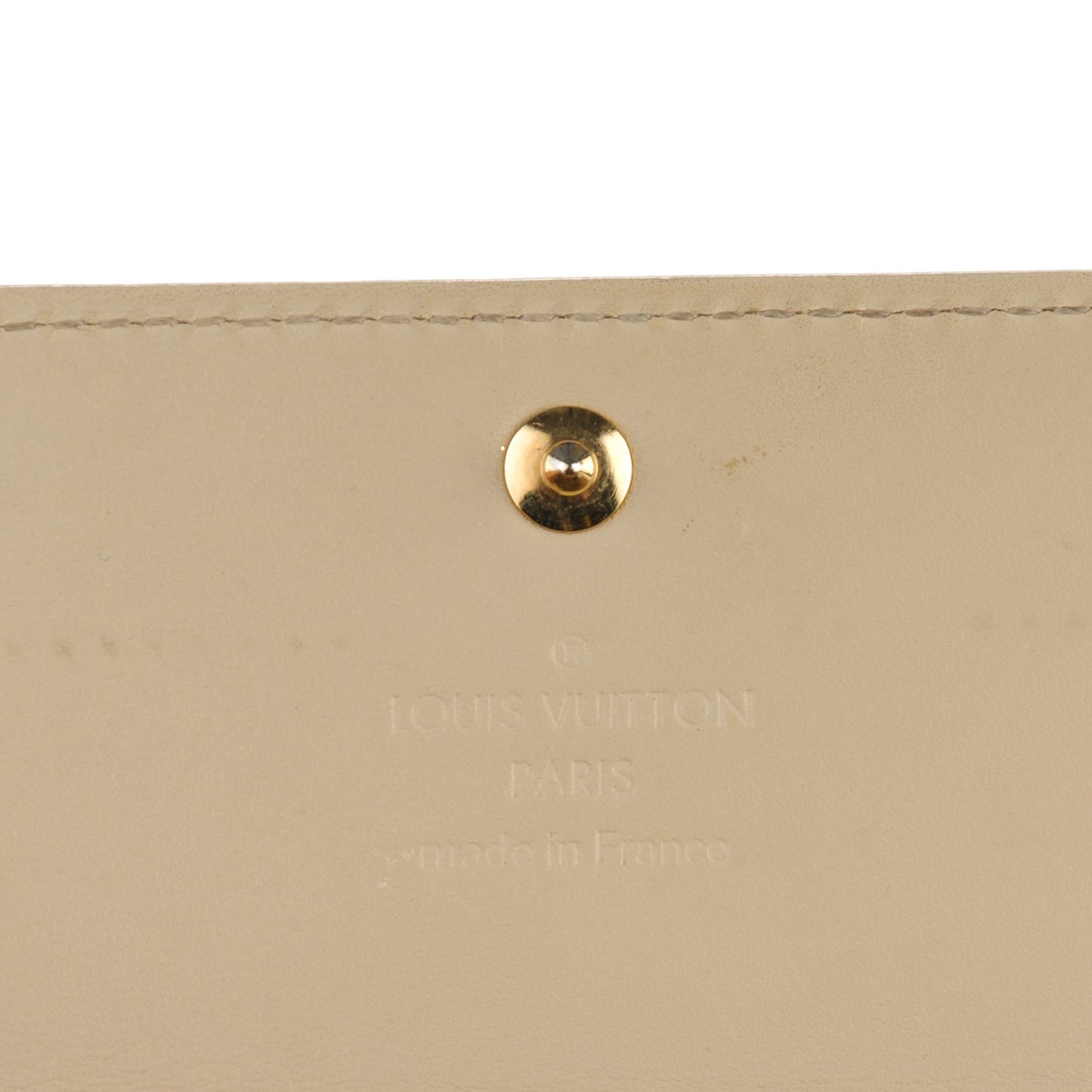 Vernis Sarah Wallet Blanc Corail
