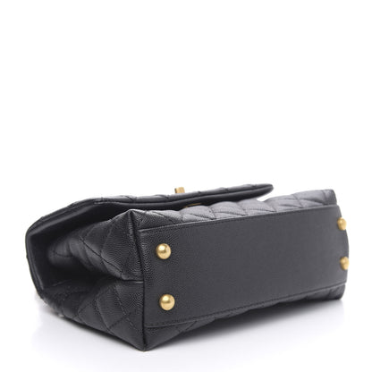 Chanel Caviar Quilted Mini Coco Handle Flap Black 4 of 11