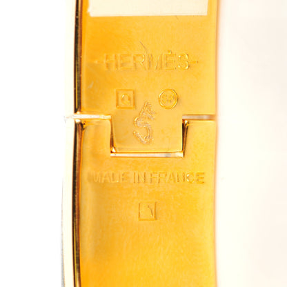 Hermes Enamel Narrow Clic Clac H Bracelet PM Bleu Intense 4 of 5