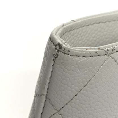 Chanel Caviar Quilted Medallion Tote White 10 of 12