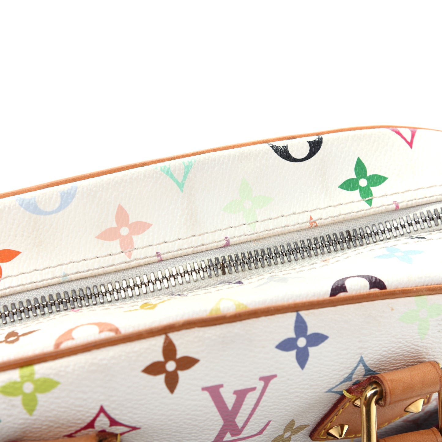 Monogram Multicolor Trouville White