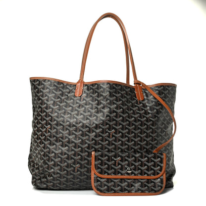 Goyard Goyardine Saint Louis GM Black Gold 1 of 7