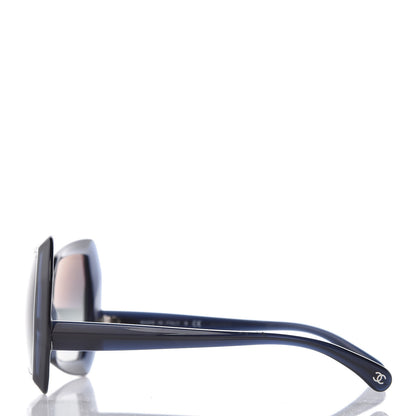 Chanel Acetate Oversized Sunglasses 5365 Blue 3 of 8
