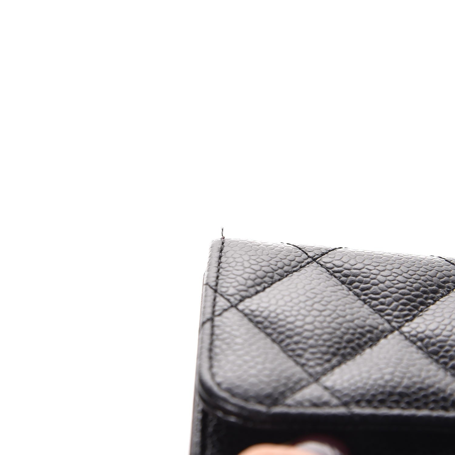 Chanel Caviar Quilted Long Flap Wallet Black 9 of 10