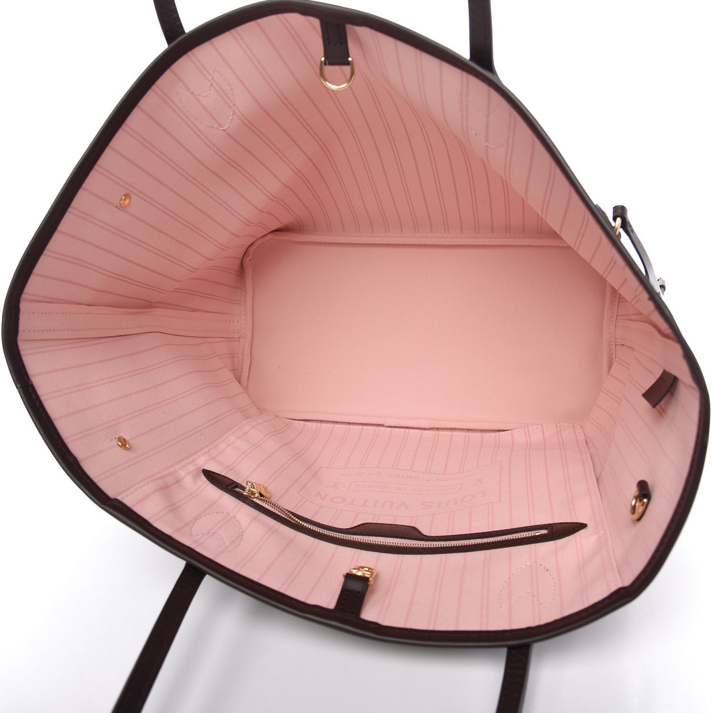 Damier Ebene Neo Neverfull MM Rose Ballerine
