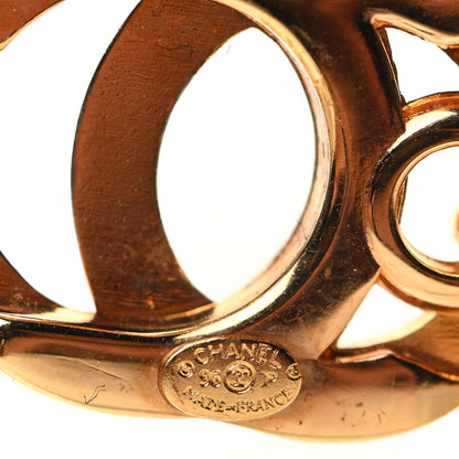 Chanel Metal Logo Charm Bracelet Gold 4 of 4