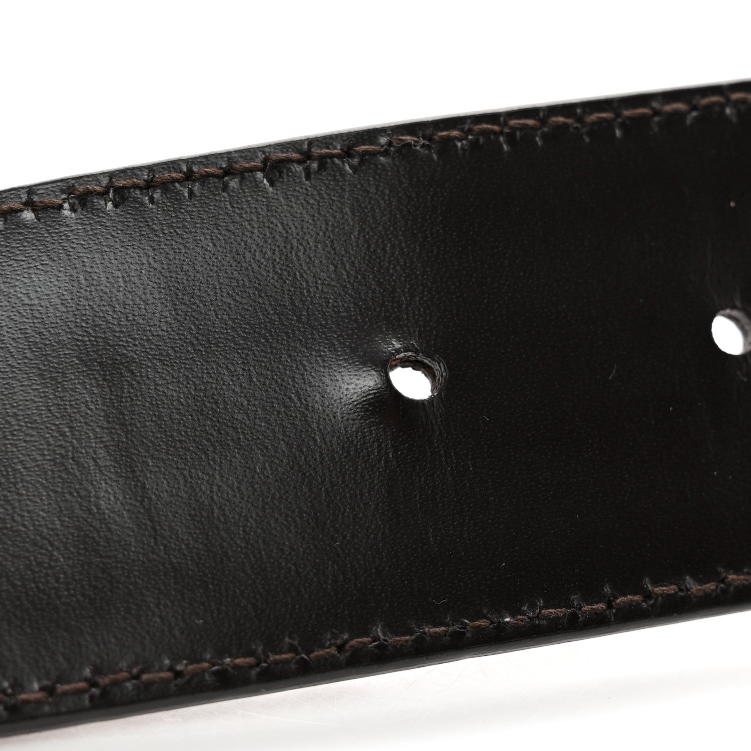 Gucci Monogram Interlocking G Belt 80 32 Dark Brown 8 of 9