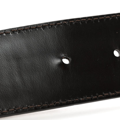 Gucci Monogram Interlocking G Belt 80 32 Dark Brown 8 of 9