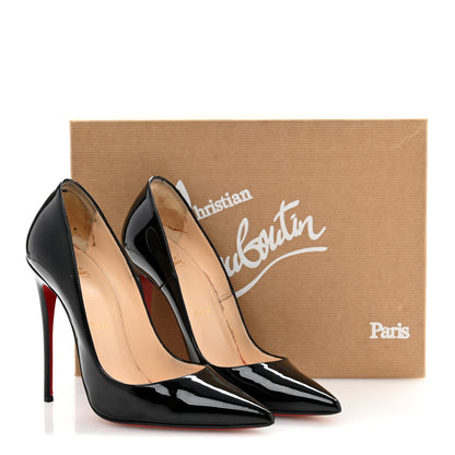 Christian Louboutin Patent So Kate 120 Pumps 37 Black 11 of 11