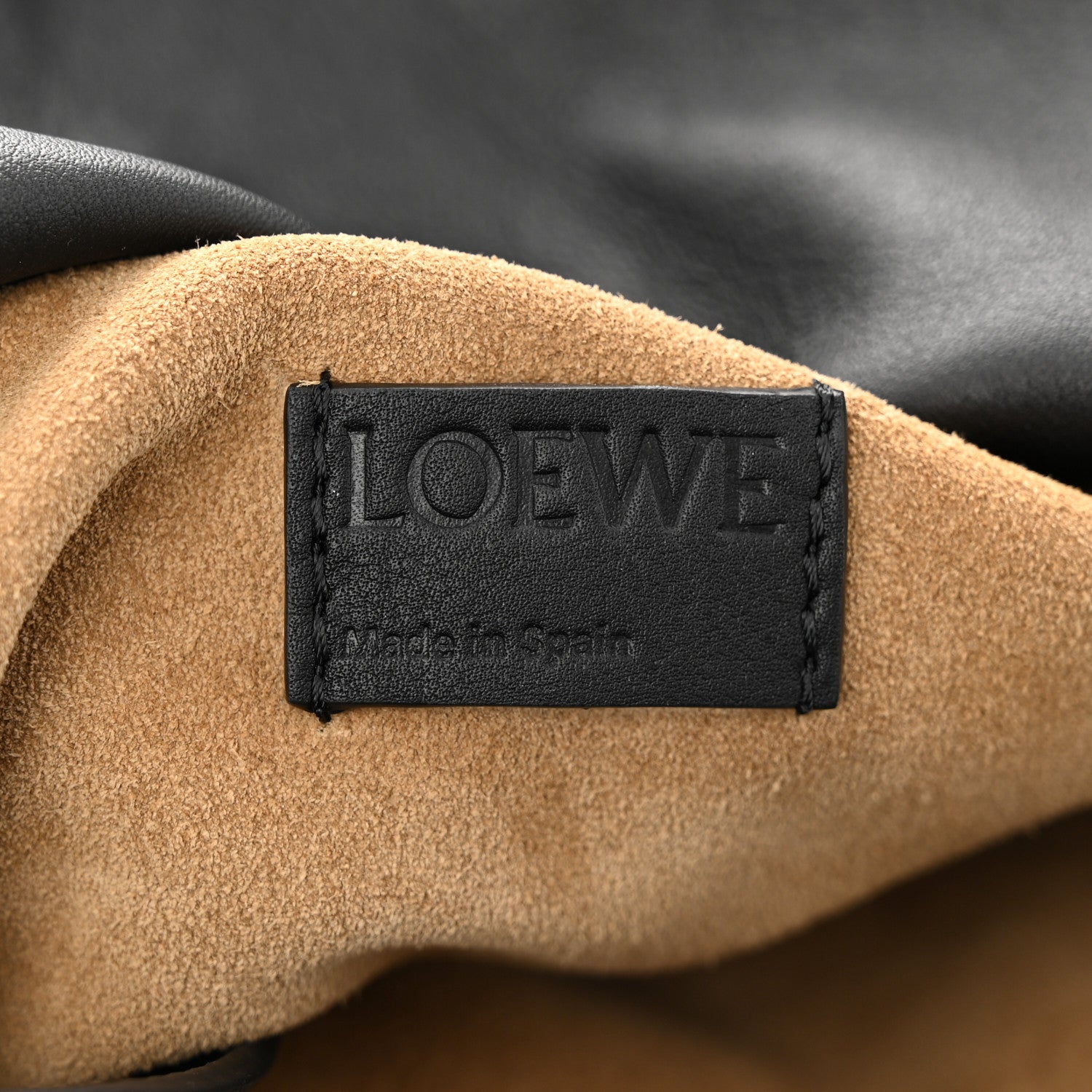 Loewe Calfskin Small Flamenco Knot Bag Black 6 of 14