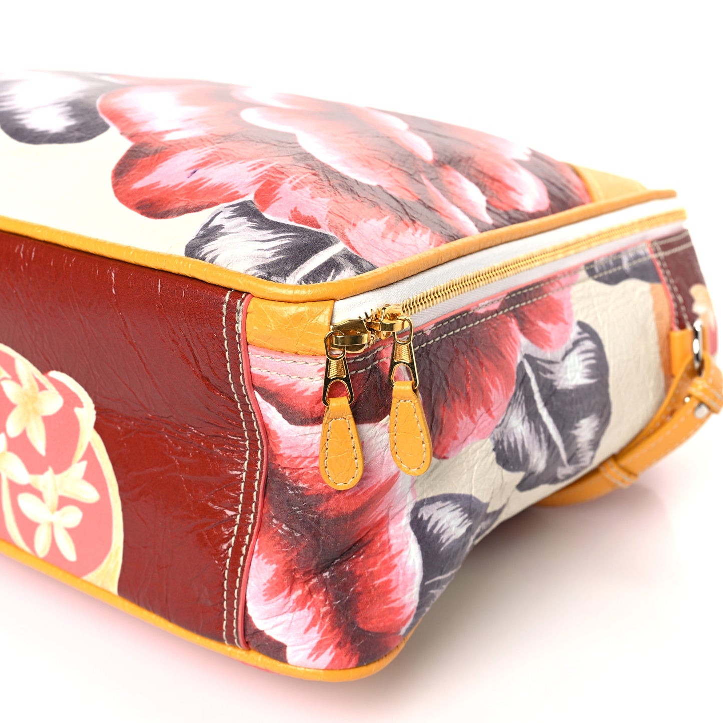 Agneau Floral Print Medium Blanket Square Tote Multicolor