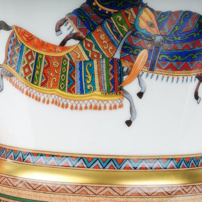 Hermes Porcelain Large Cheval D'Orient Vase 4 of 6