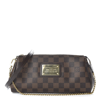 Louis Vuitton Damier Ebene Eva Clutch 1 of 10