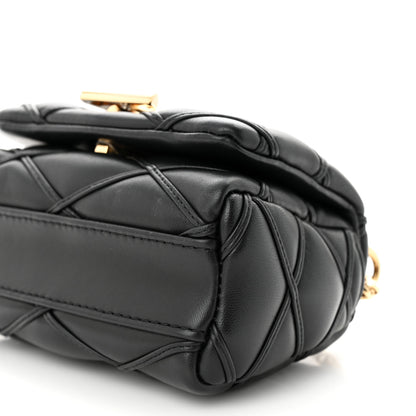 Louis Vuitton Lambskin Malletage Pico GO-14 Black 11 of 12