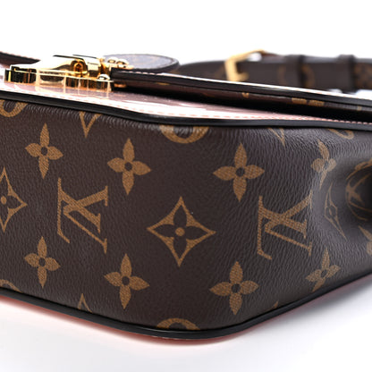 Louis Vuitton Patent Calfskin Monogram Cherrywood BB Rose Ballerine 8 of 8
