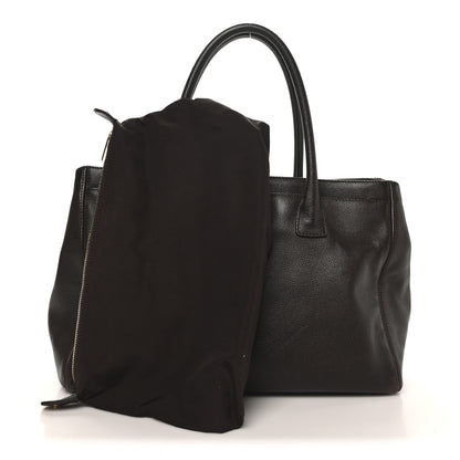 Chanel Calfskin Cerf Executive Shopper Tote Brown 3 of 11