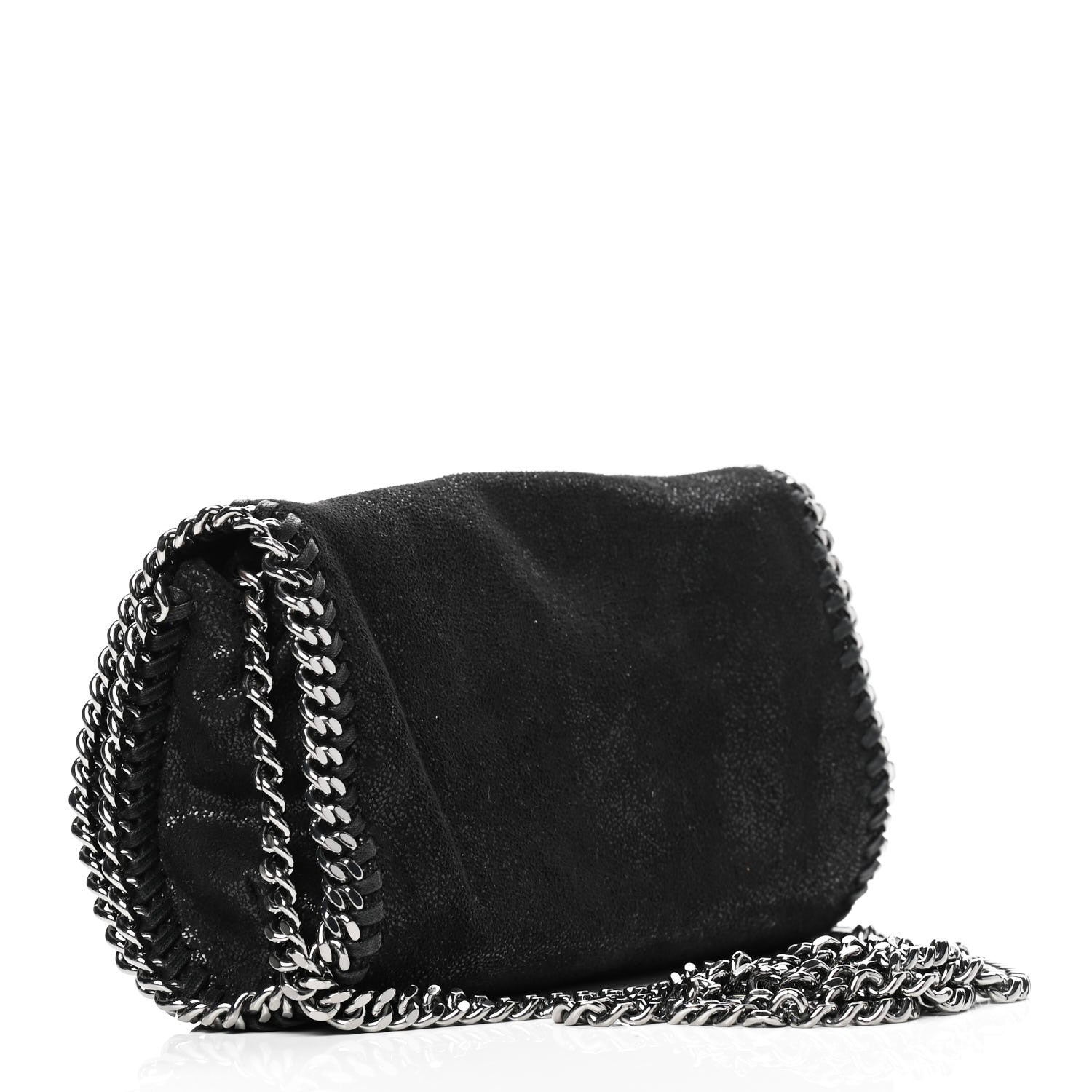 Stella McCartney Shaggy Deer Falabella Crossbody Bag Black 2 of 4