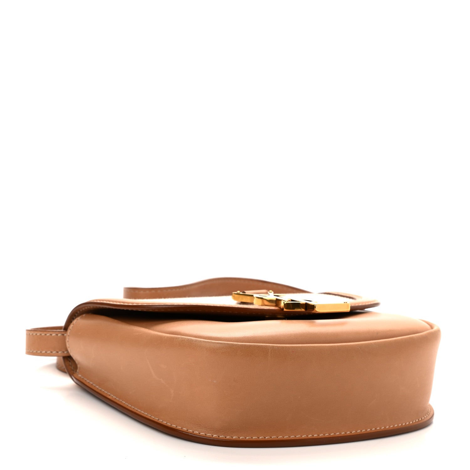 Saint Laurent Smooth Calfskin Cotton Canvas Small Kaia Satchel Natural Beige 4 of 10
